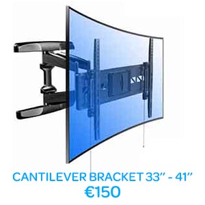 LED TV Mounting Cantilever Brackets Dublin
